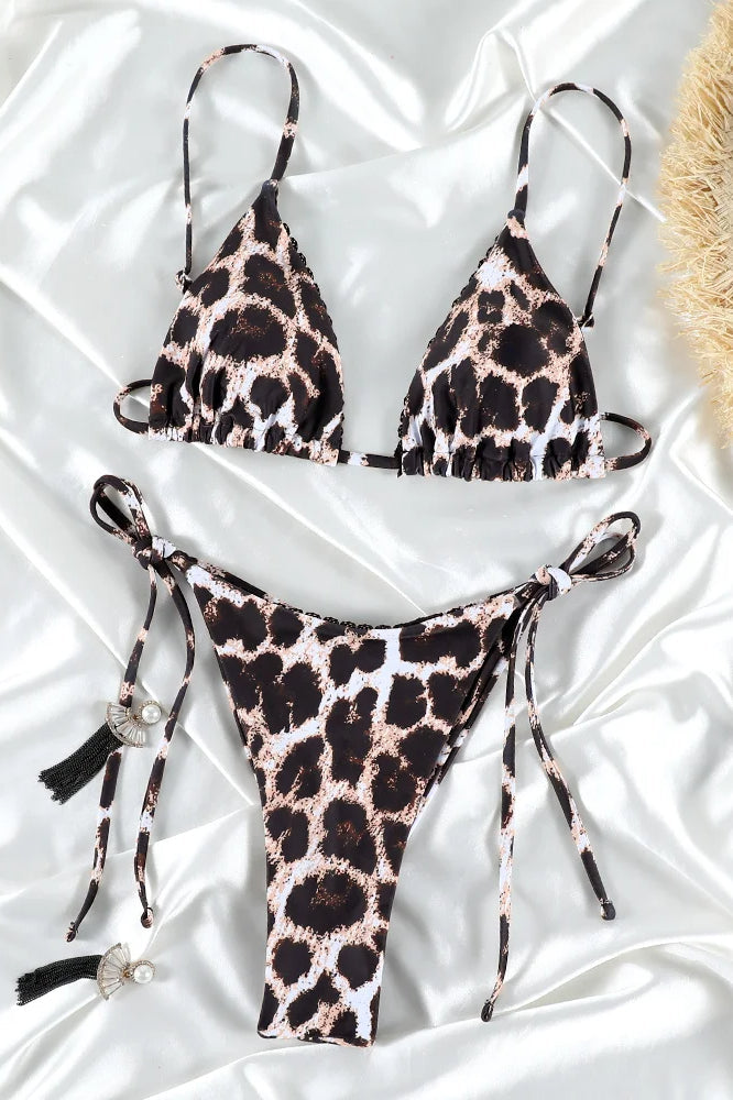 Sexy Leopard Bikini Set image 4