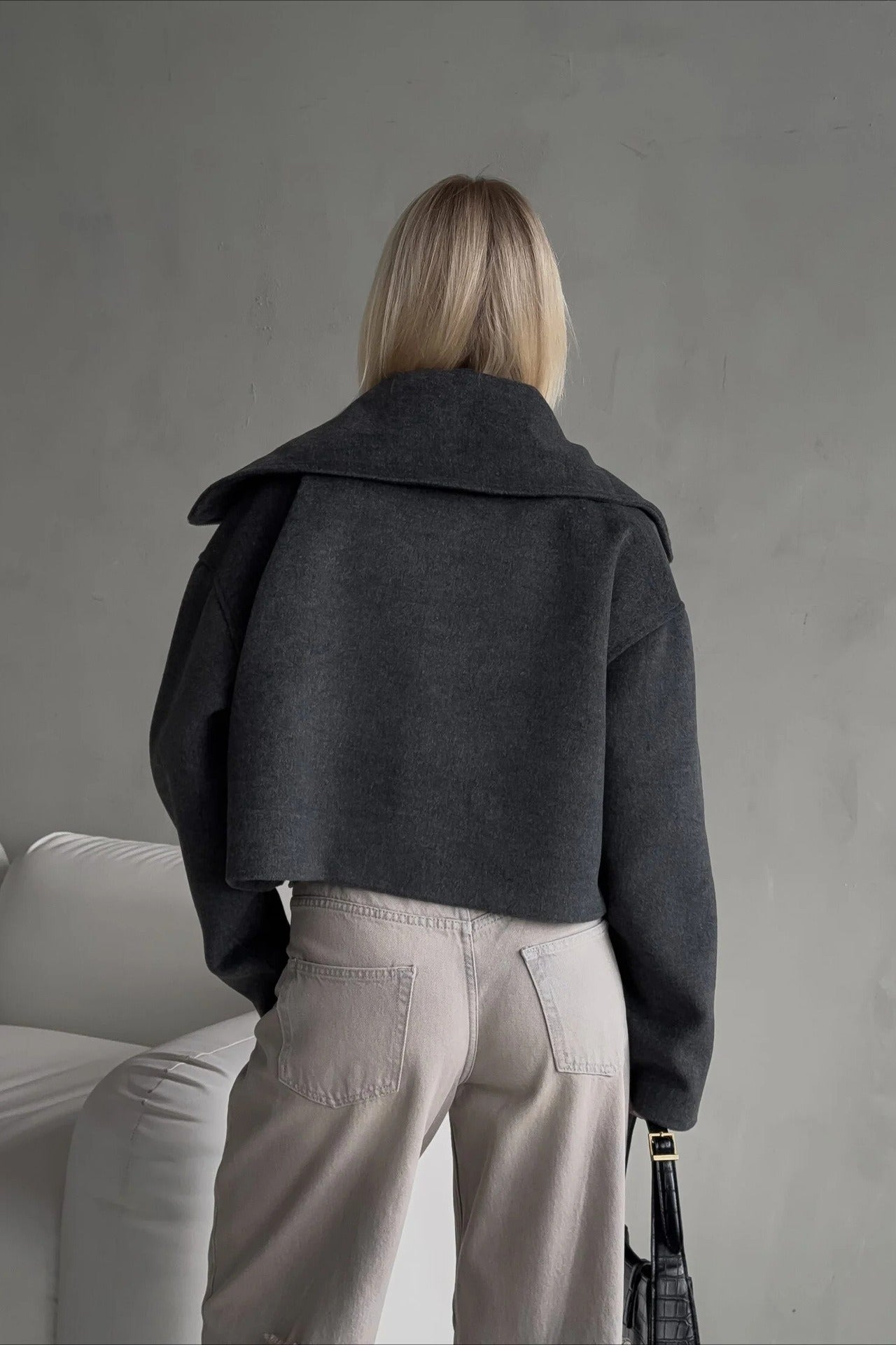 Relaxed Fit Lapel Casual Jacket image 13