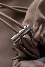 Cropped Cargo High Neck Coat image 11