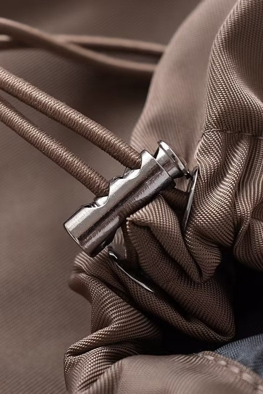 Cropped Cargo High Neck Coat image 11