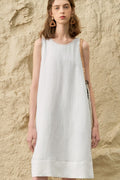 Elegant Tencel Linen Midi Dress image 1