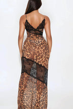 Lace Sheer Strapless Bodycon Maxi Dress image 3