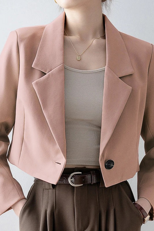 Short Length Relaxed Blazer image 2