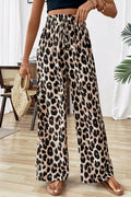 Sexy Leopard Print Baggy Straight Pants image 1