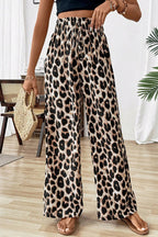 Sexy Leopard Print Baggy Straight Pants image 1