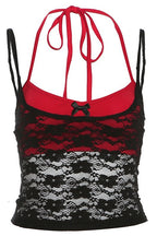Contrast Lace Solid Sexy Cami Top image 7