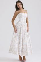 Sexy Floral Cami Bodycon Maxi Dress image 11