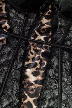 Leopard Lace Patchwork Underwire Mini Dress image 4
