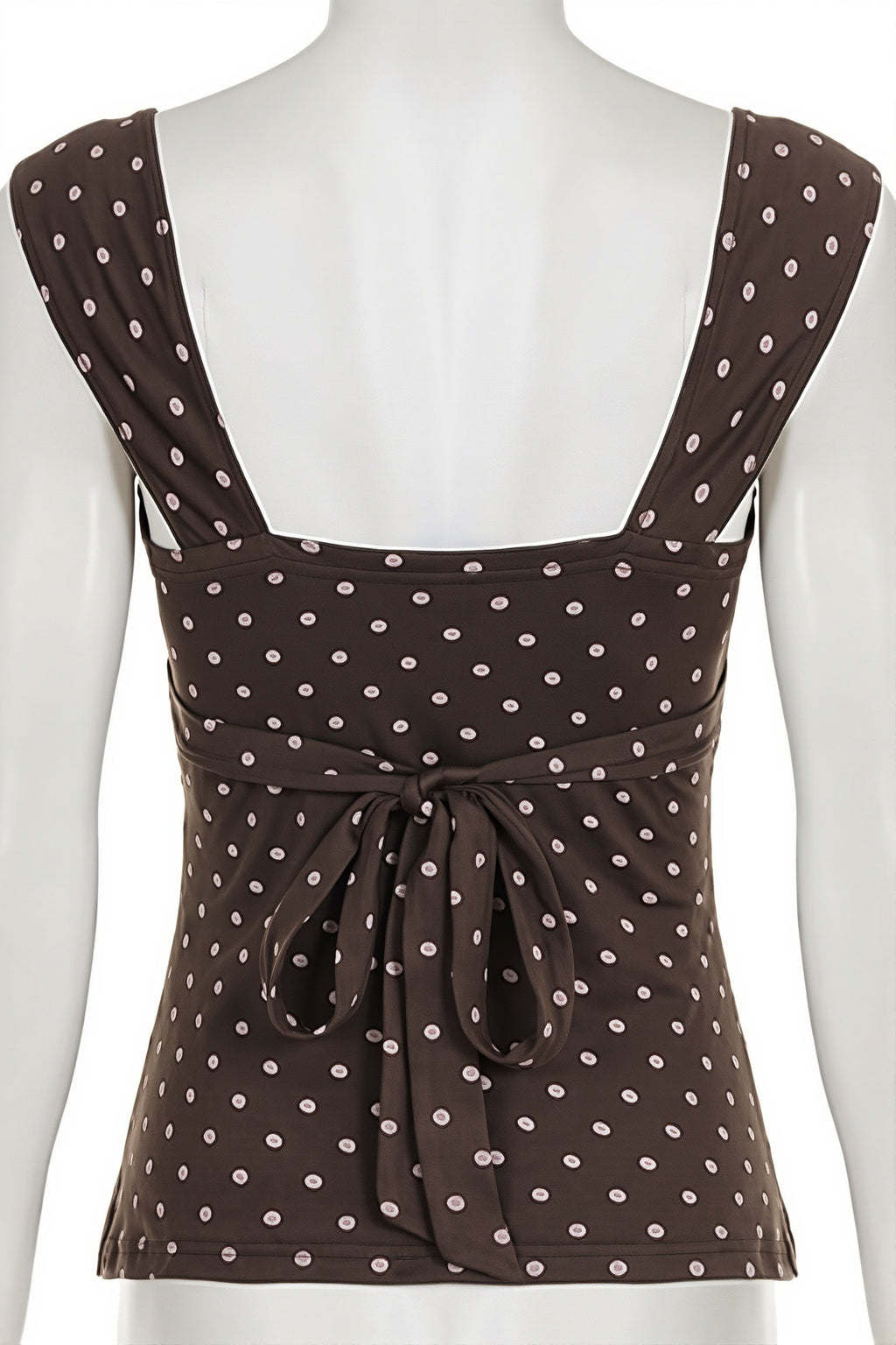 Vintage Polka Dot Lace Tank Top image 5