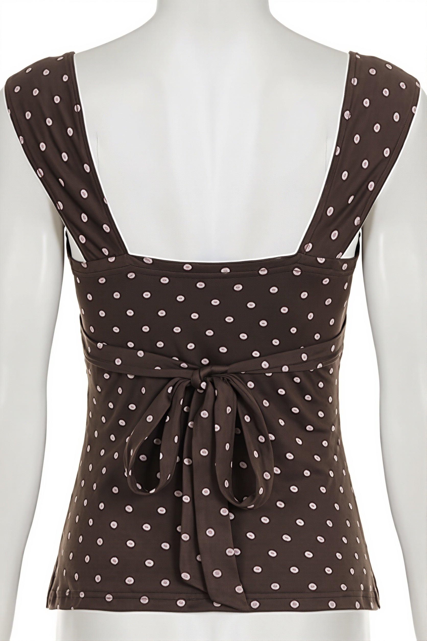Vintage Polka Dot Lace Tank Top image 5