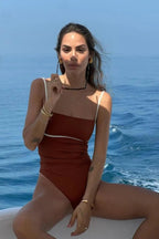 Black Push Up One-Piece Bikini Set image 4
