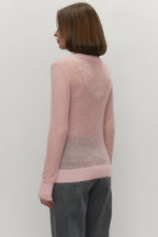 Mohair Round Neck Knit Top image 9