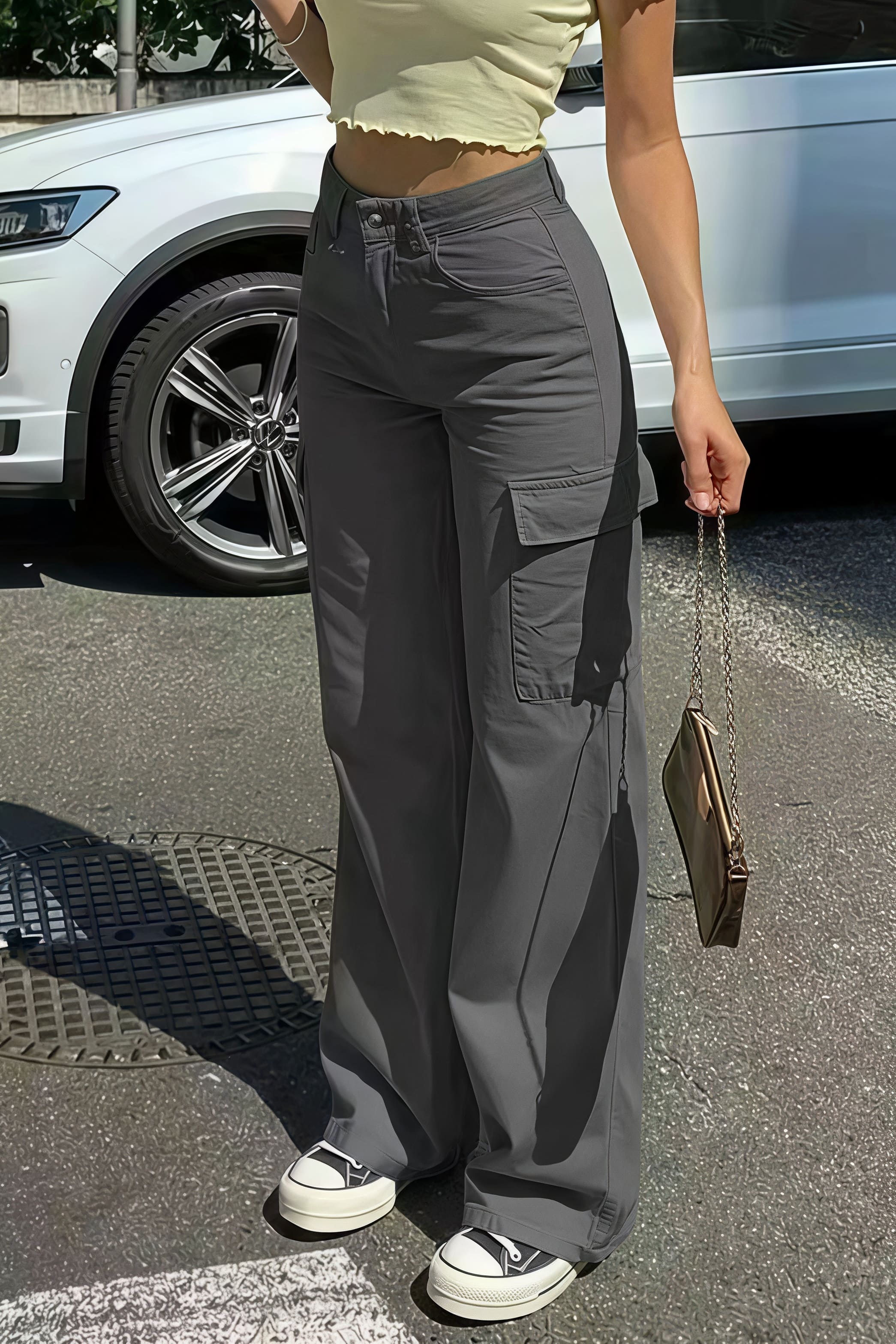 Pocket Cargo Straight Pants image 4
