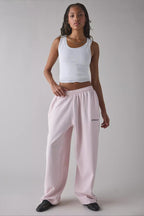 Elastic Waist Loose Fit Casual Pants image 1