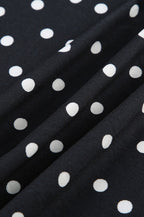 Polka Dot Mesh A-Line Mini Dress image 4