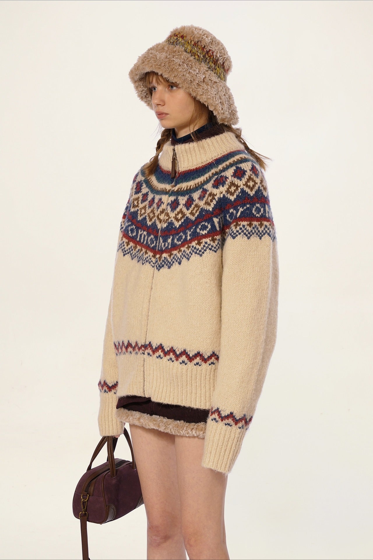 Vintage Fair Isle Knit Sweater image 3