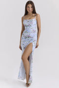 Floral Spaghetti Strap Slim Fit Maxi Dress image 3