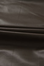 Classic Brown PU Crop Coat image 11