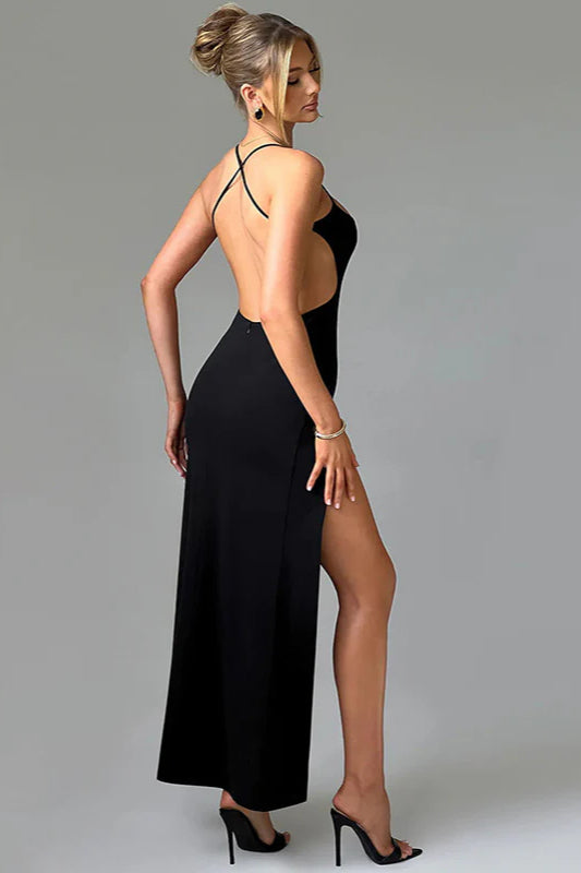 Summer Sexy Split Dress Slim Fit Spaghetti Strap Party Dress image 9