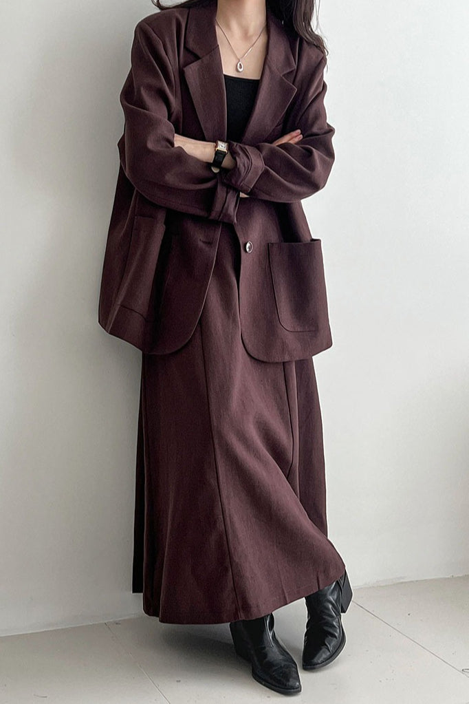 Linen Relaxed Fit Blazer image 1