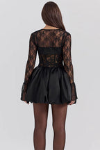Lace Backless A-Line Slim Fit Party Dress image 5