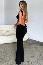 Bow Back Spaghetti Strap Formal Dress image 12