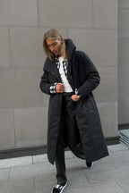 Long Stand Collar Puffer Jacket image 16
