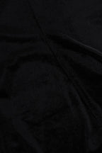 Velvet Pleated Hem Long Sleeve Party Dress image 9