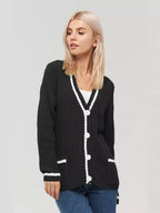 Colorblock Knit Cardigan image 7