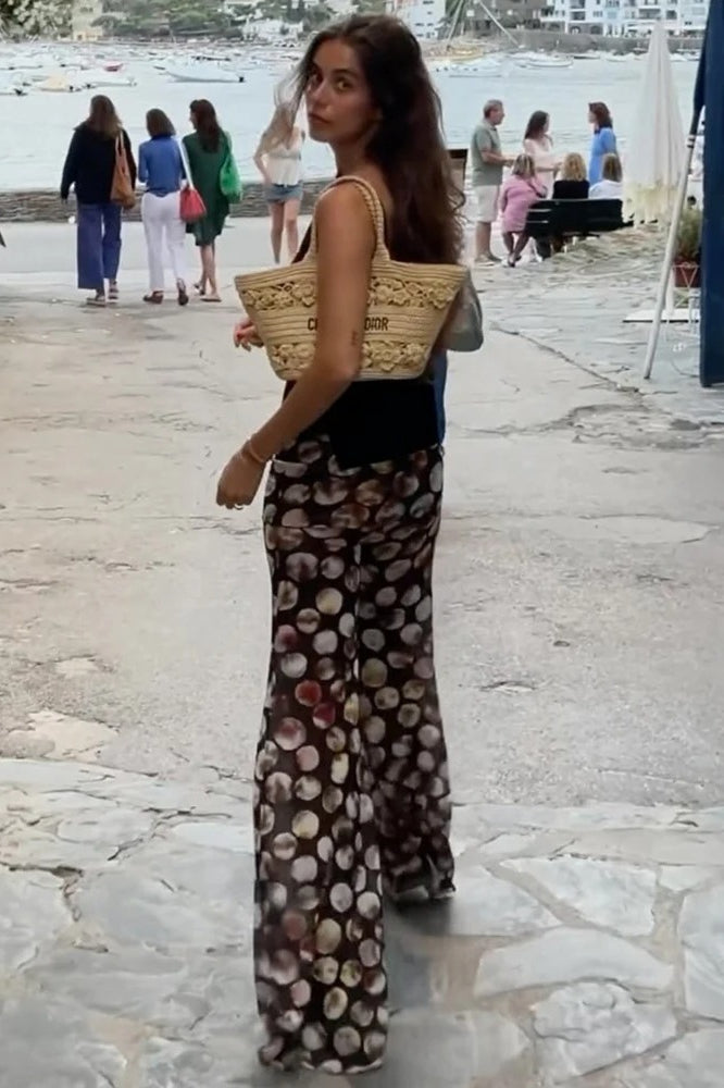 Leopard Print Wide Leg Trousers image 3