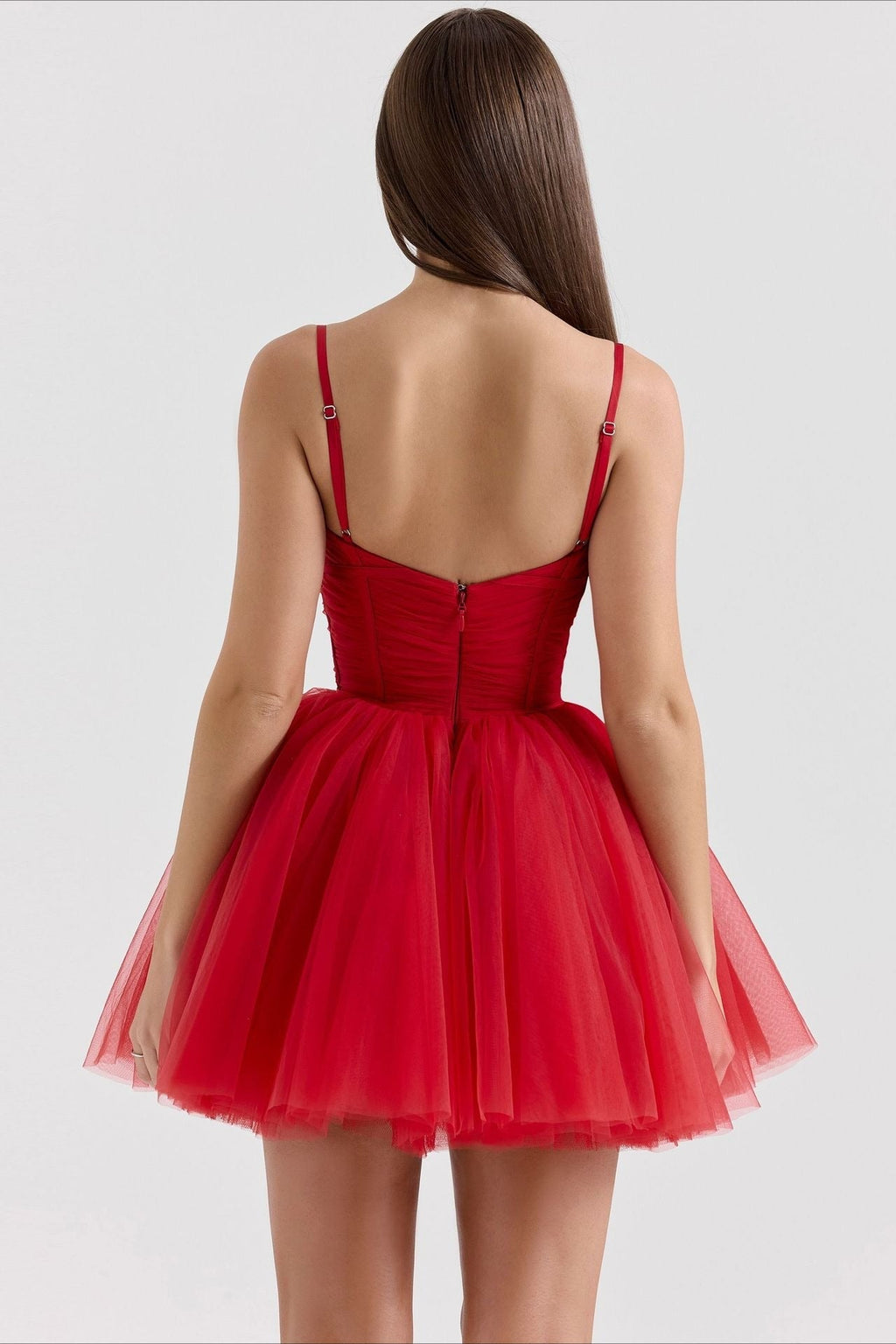 Chiffon Lace-up Backless Cocktail Dress image 20
