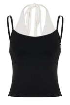 Sexy Casual Fake Two Piece Halter Top image 4