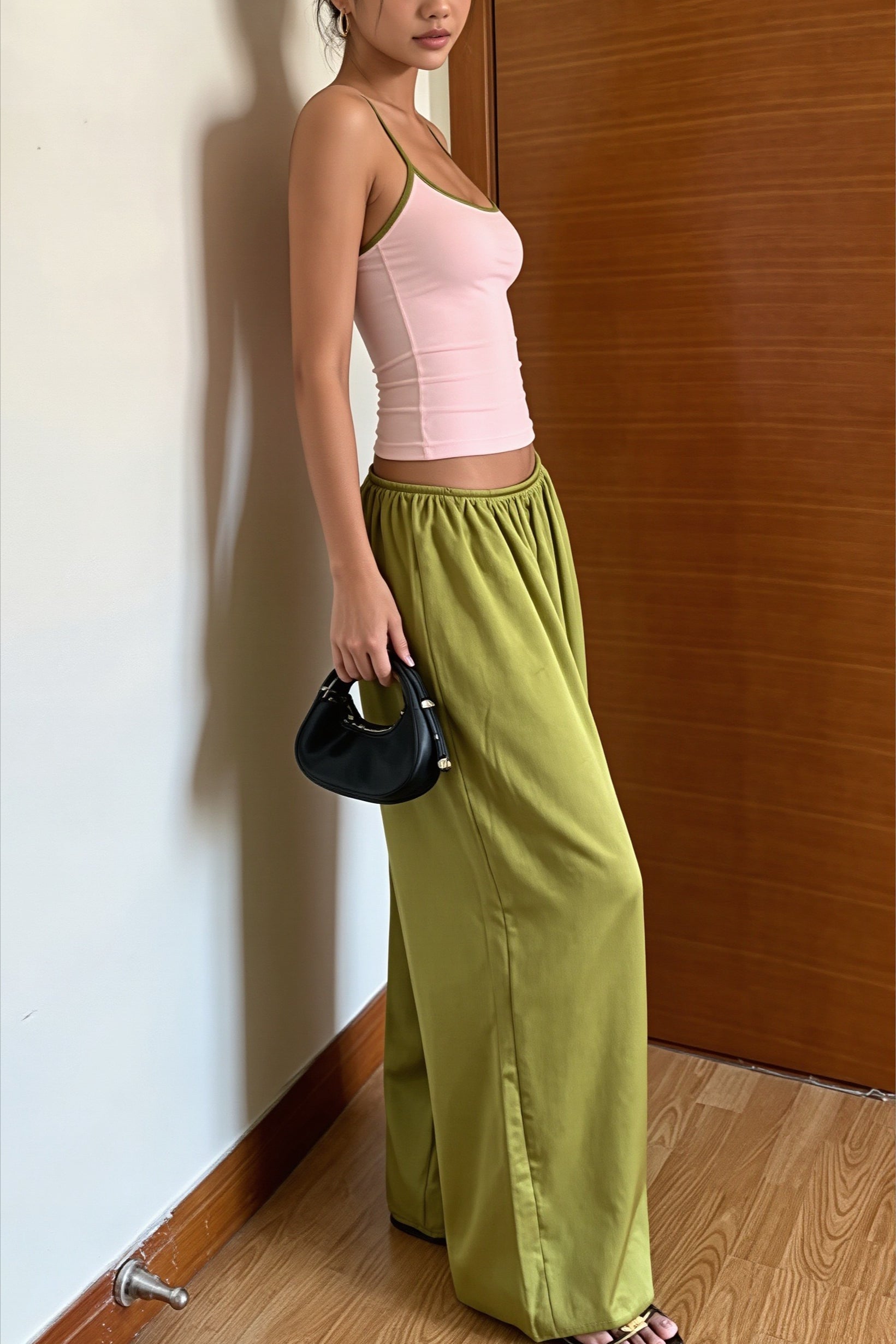 Color Block Cami Pant Two Piece Set image 3