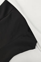 Contrast Bustier Ruffle Cocktail Dress image 8