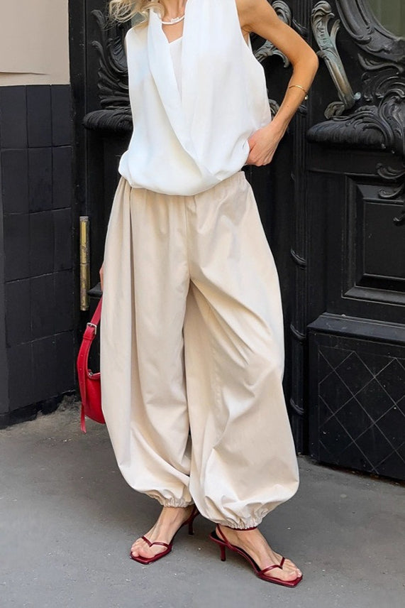 Street Fashion Cotton Lantern Loose Casual Pants image 5