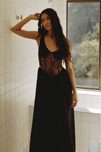 Chic Sexy Lace Panel V-Neck Bodycon Party Dress image 3
