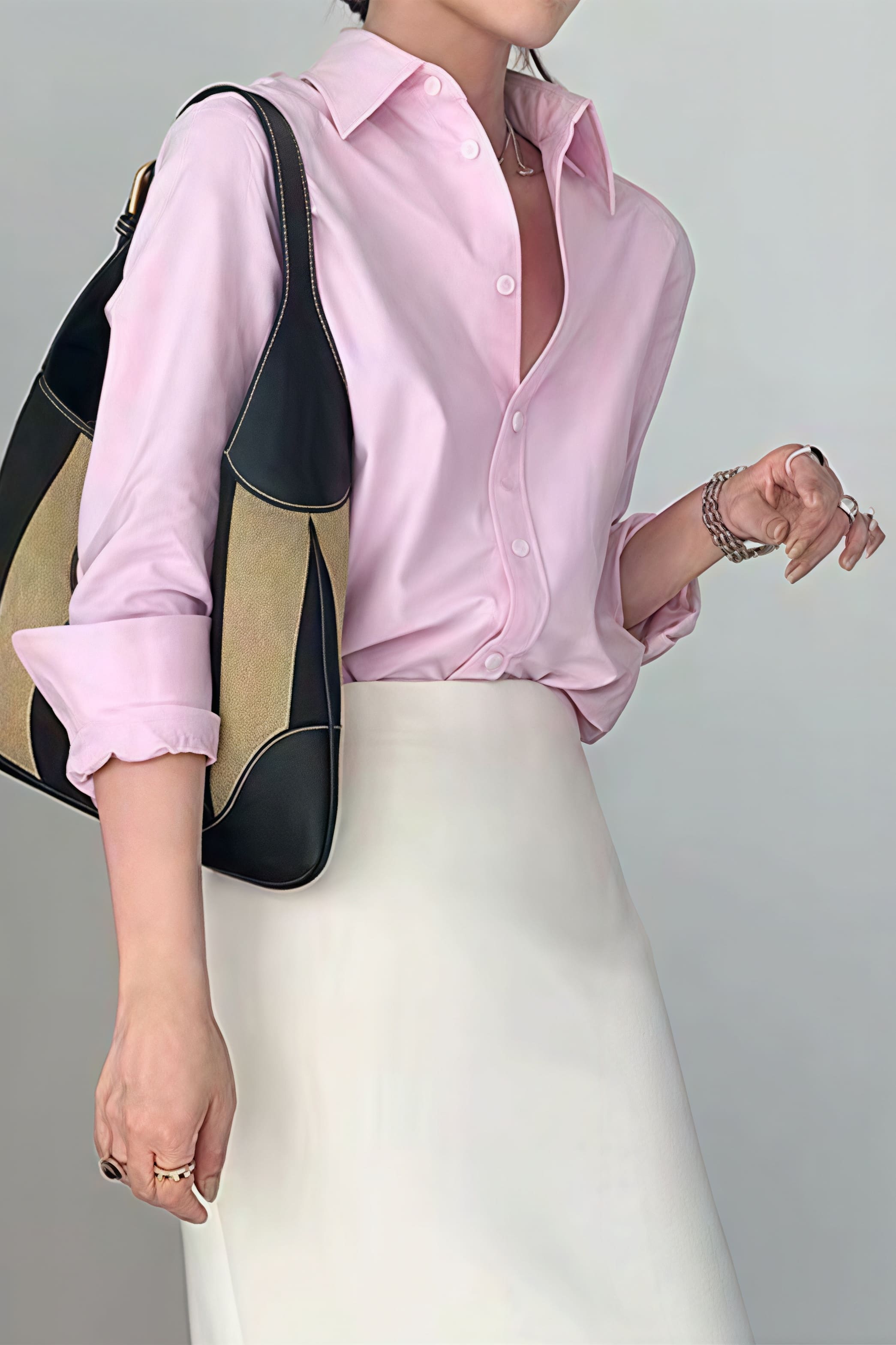 Y2K High-End Versatile Liner Blouse image 1