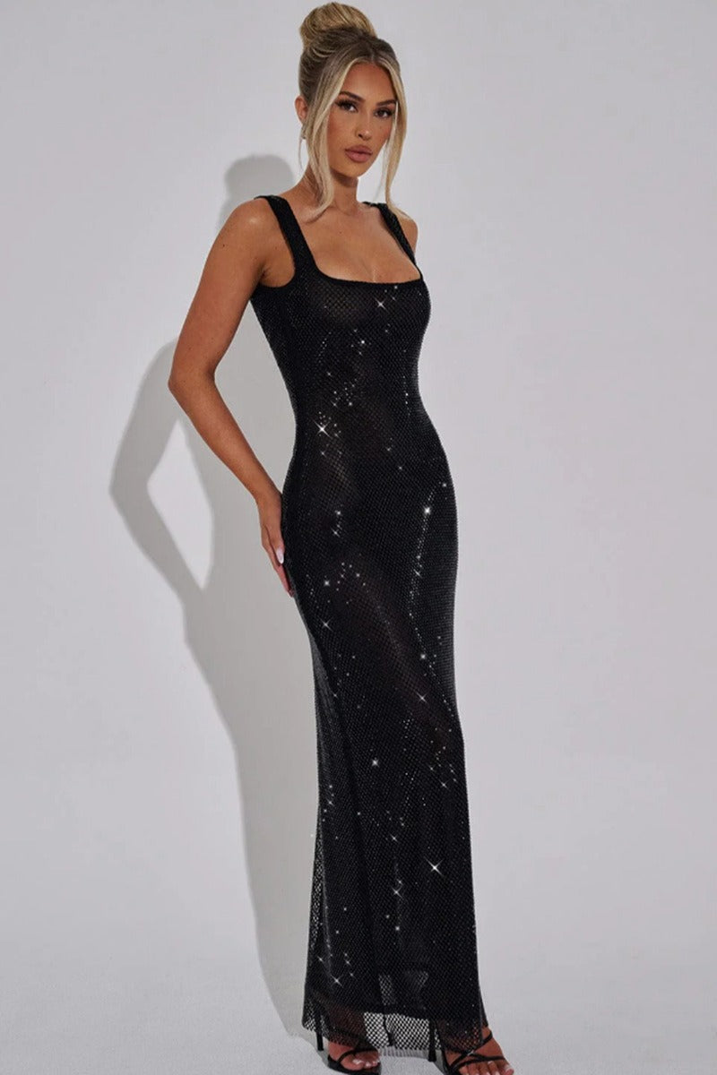 Sequin Rhinestone Bodycon Party Dress image 7
