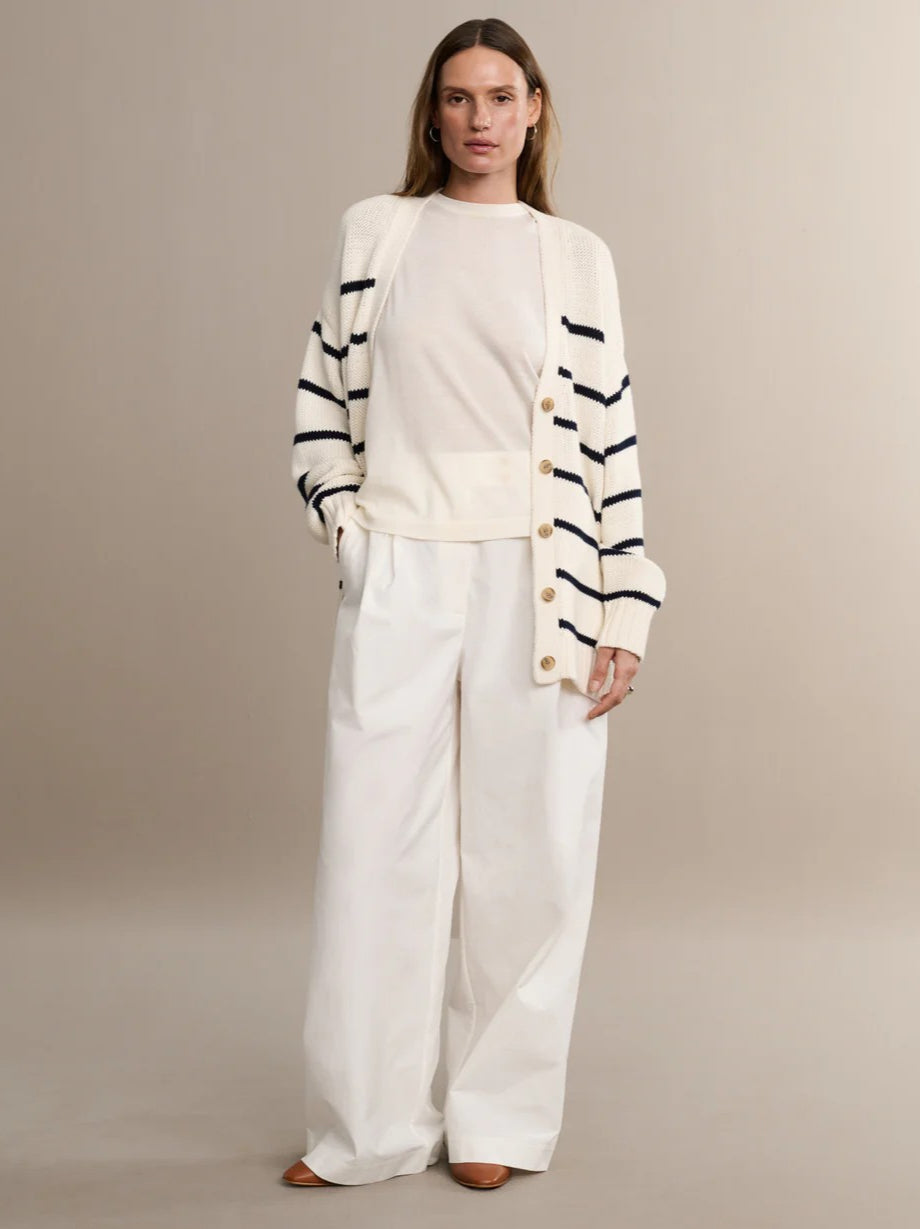 Striped Loose Knit Cardigan image 3