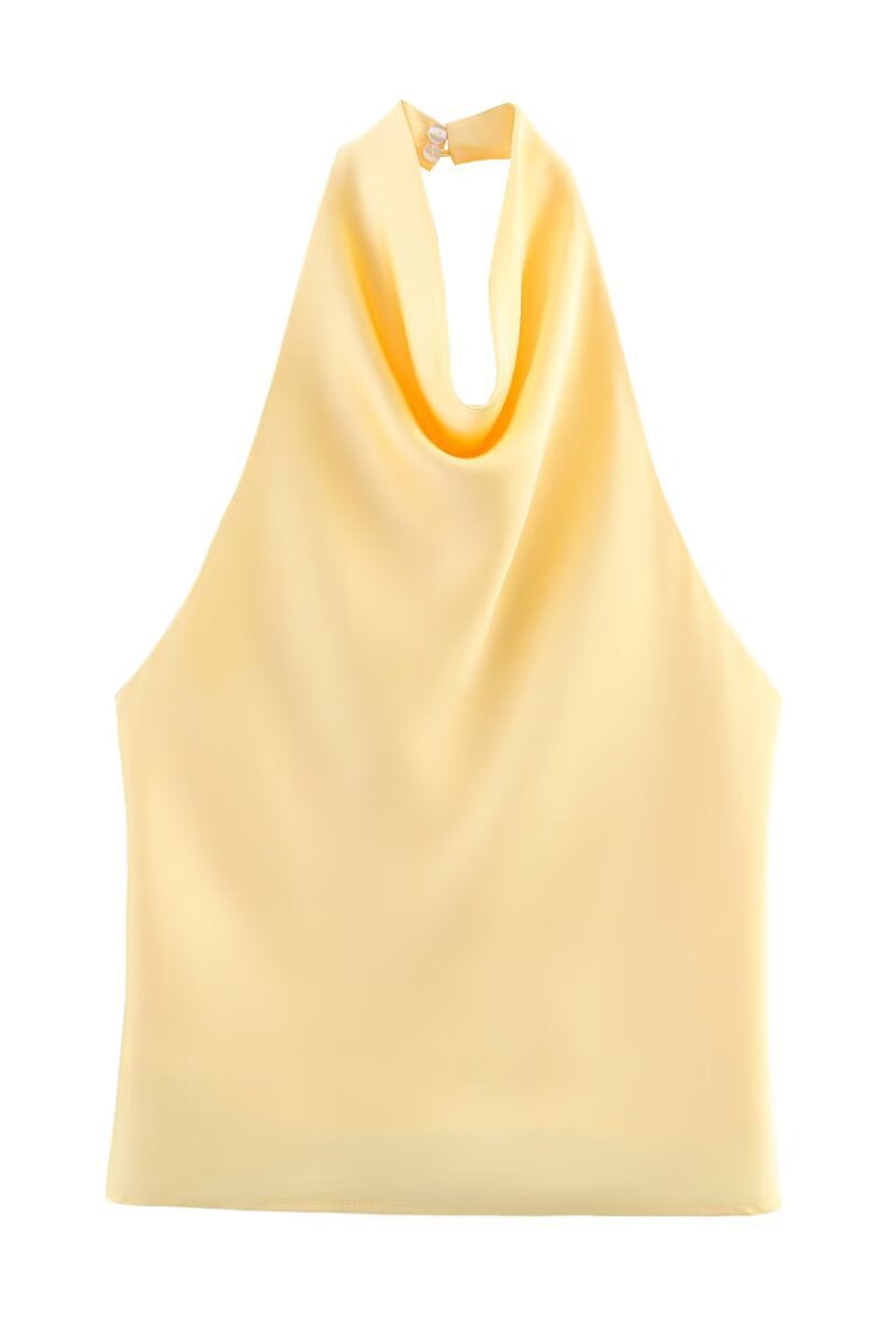 Satin Halter Top with Elegant Design image 5