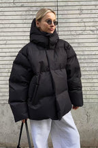 Heavy Duty Zipped Hooded Puffer Jacket image 18