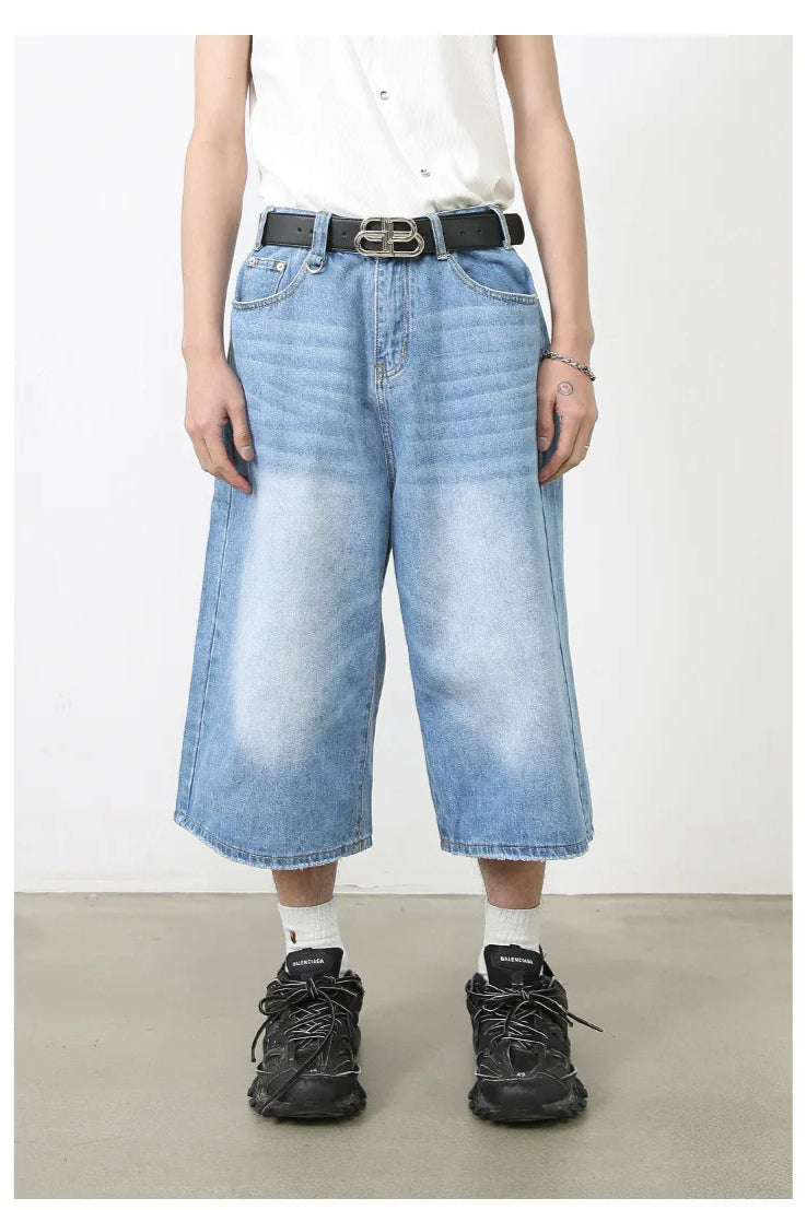 Vintage Y2K Loose Cropped Jeans image 11