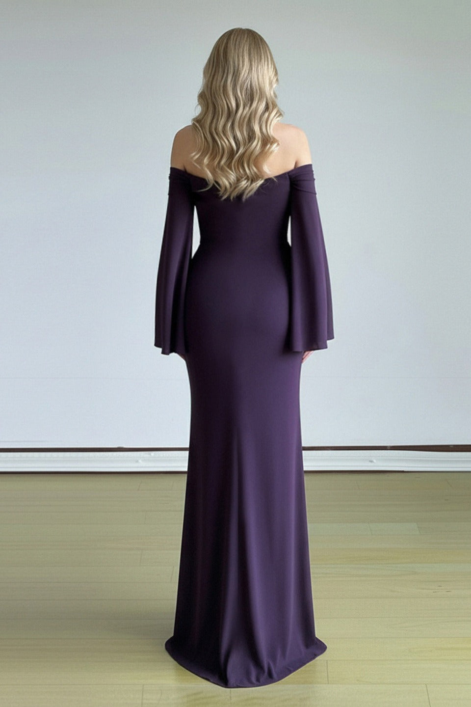 Bell Sleeve Tube Bodycon Prom Dress image 4