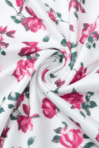 Halter Sleeveless Open Back Sweet Slit Floral Dress image 5