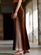 Ophelia Maxi Skirt detail view styled for Avrienne