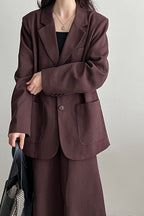 Linen Relaxed Fit Blazer image 3