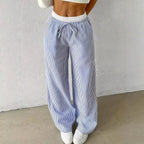 Fashion Striped Straight Casual Pants image 1