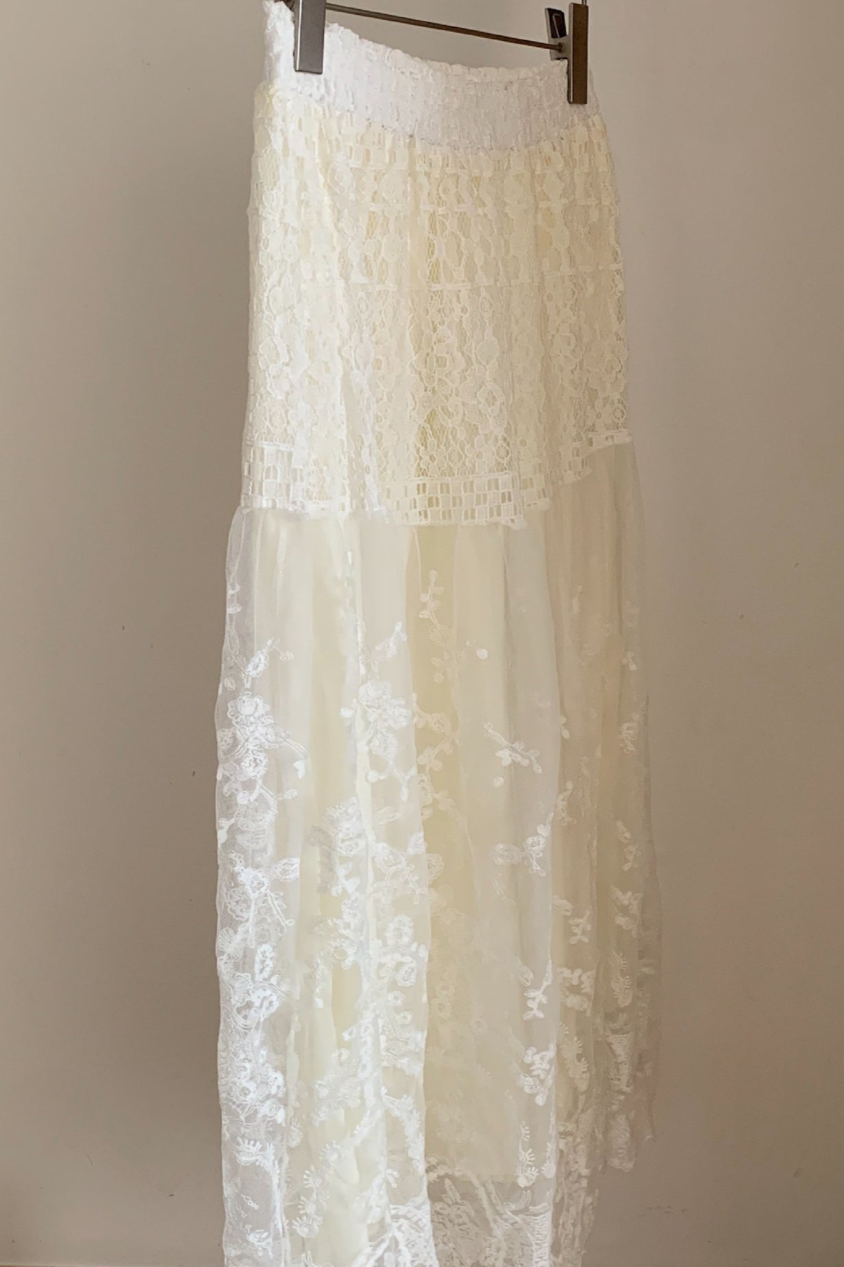 Relaxed Lace Vintage A Line Skirt image 4