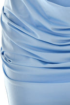 Strapless Ruched Bodycon Mini Party Dress image 9