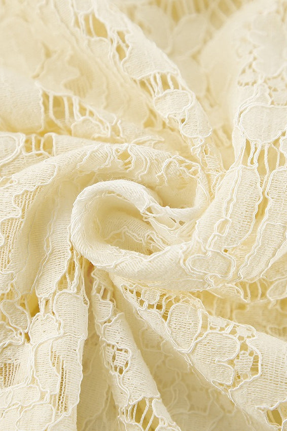 Sheer Jacquard Lace Maxi Skirt image 4